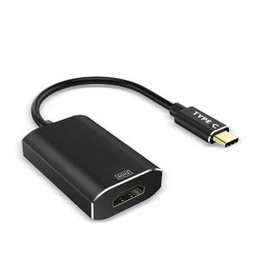 Oro rosa Color Aluminio Shell tipo C macho a HDMI hembra Cable adaptador ayuda 4Kx2K
