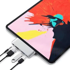 MSLFORCE Compras en línea | Adaptador de concentrador USB Type-C IPad Pro con carga USB-C PD 4K HDMI USB 3.0 3.5mm Estación de acoplamiento de auriculares