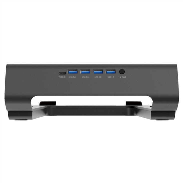 Soporte de enfriamiento de aluminio para computadora portátil con HUB USB C