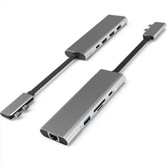 HUB MST HDMI doble 4K triple USB-C