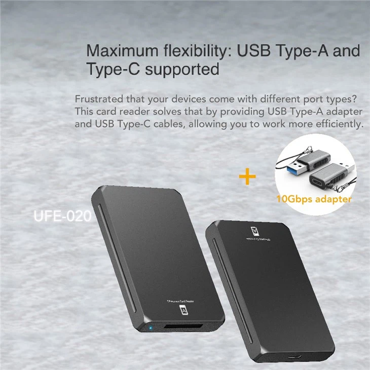 Card Reader For CFexpress Type B Cards, USB-C, 3.2 Gen 2