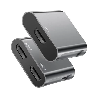 Divisor HDMI™ 4K@60Hz 1x2 con alimentación USB C de 5V